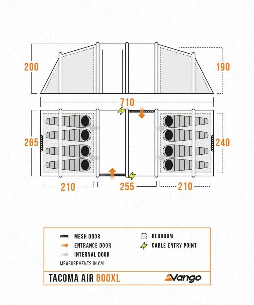 Tacoma 800XL Air Tent