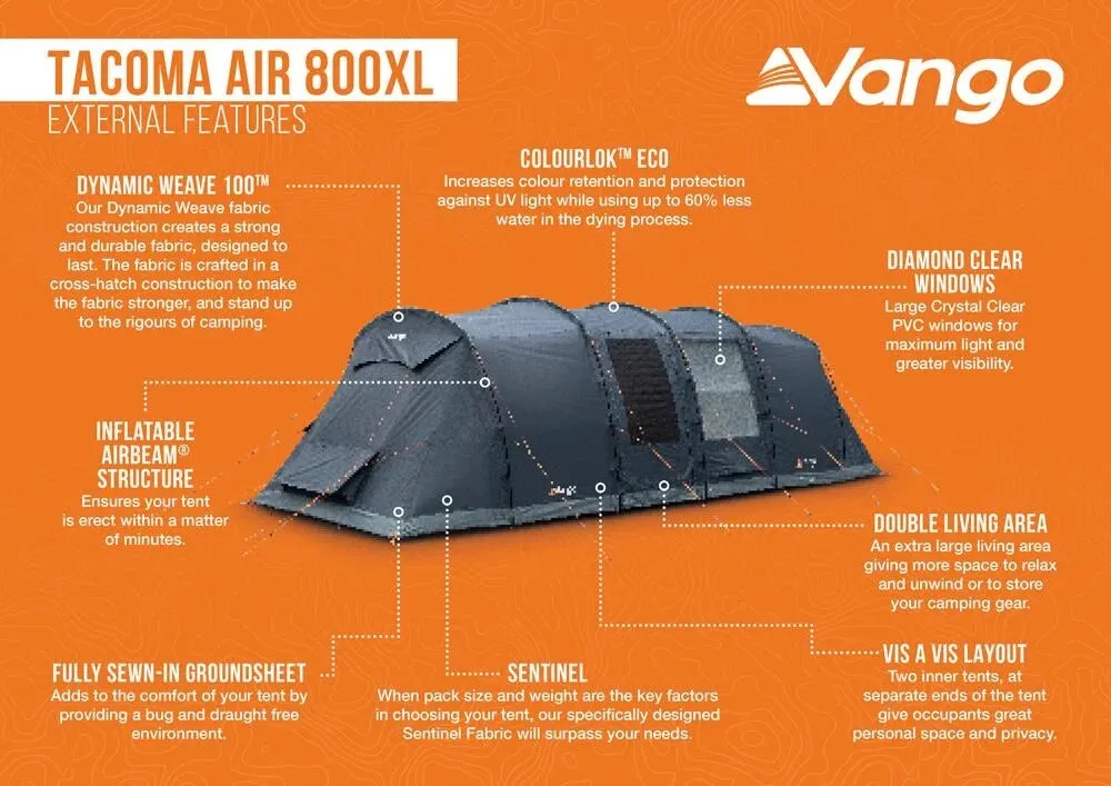 Tacoma 800XL Air Tent