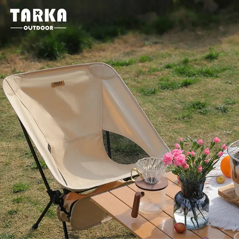 TARKA Foldable Camping Chairs Set Ultralight and Portable for Outdoor Use