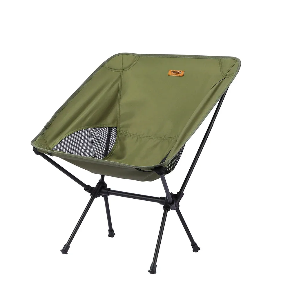 TARKA Foldable Camping Chairs Set Ultralight and Portable for Outdoor Use