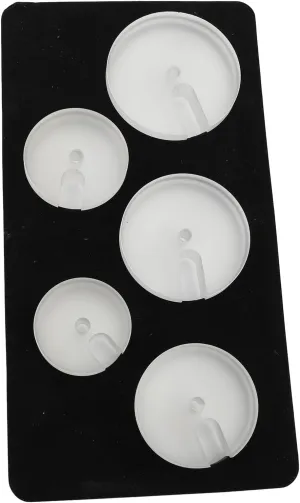 TARSHYRY Transparent Watch Press Dies Set, Watch Case Press Tool Set, 5pcs Watch Repair Tools for Watchmakers, Professional Watch Press Dies