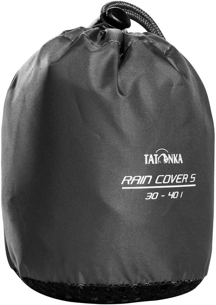 Tatonka Lightweight rain Cover for Backpacks of 30-40 litres Volume, Black, l
