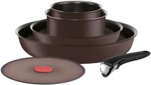 Tefal Ingenio 5 l6559802 Head Set Pots/Pans Aluminium Black., Aluminium, Black, 16 x 33 x 33 cm