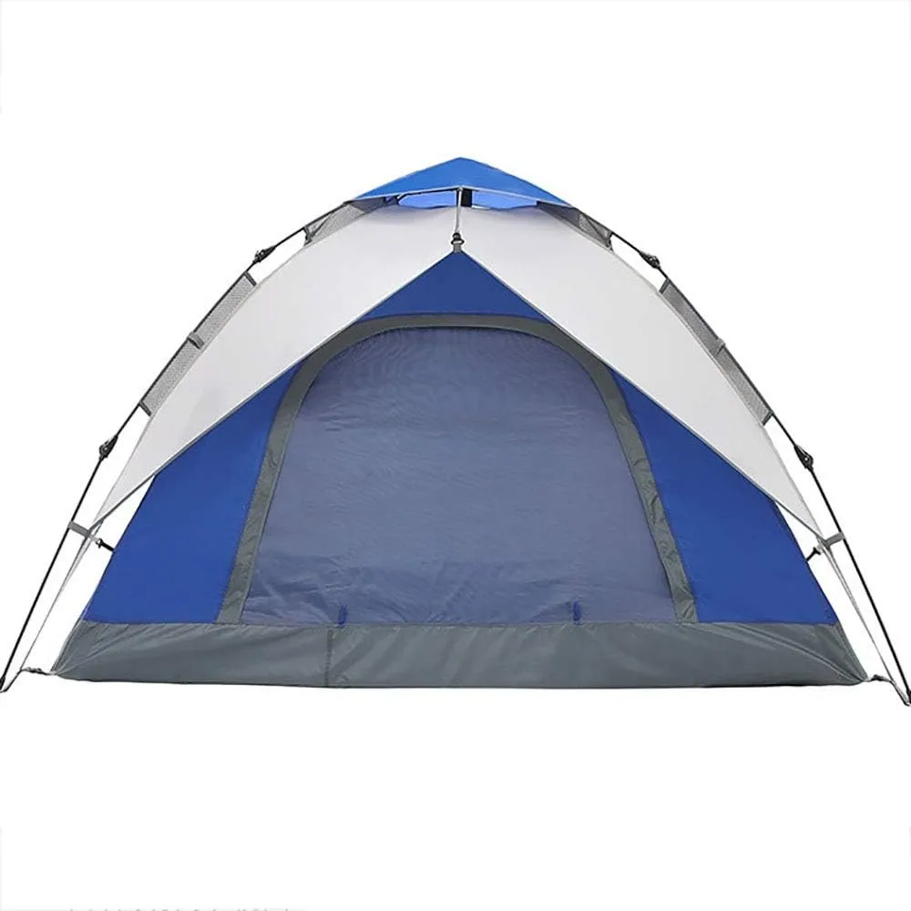 Tent Camping Tents Quick Set Up Family Beach Dome Tent UV Protection with Carry Bag Blue for Hiking Travel (Color : Blue, Size : Free Size) (Blue Free Size) (Blue Free Size)