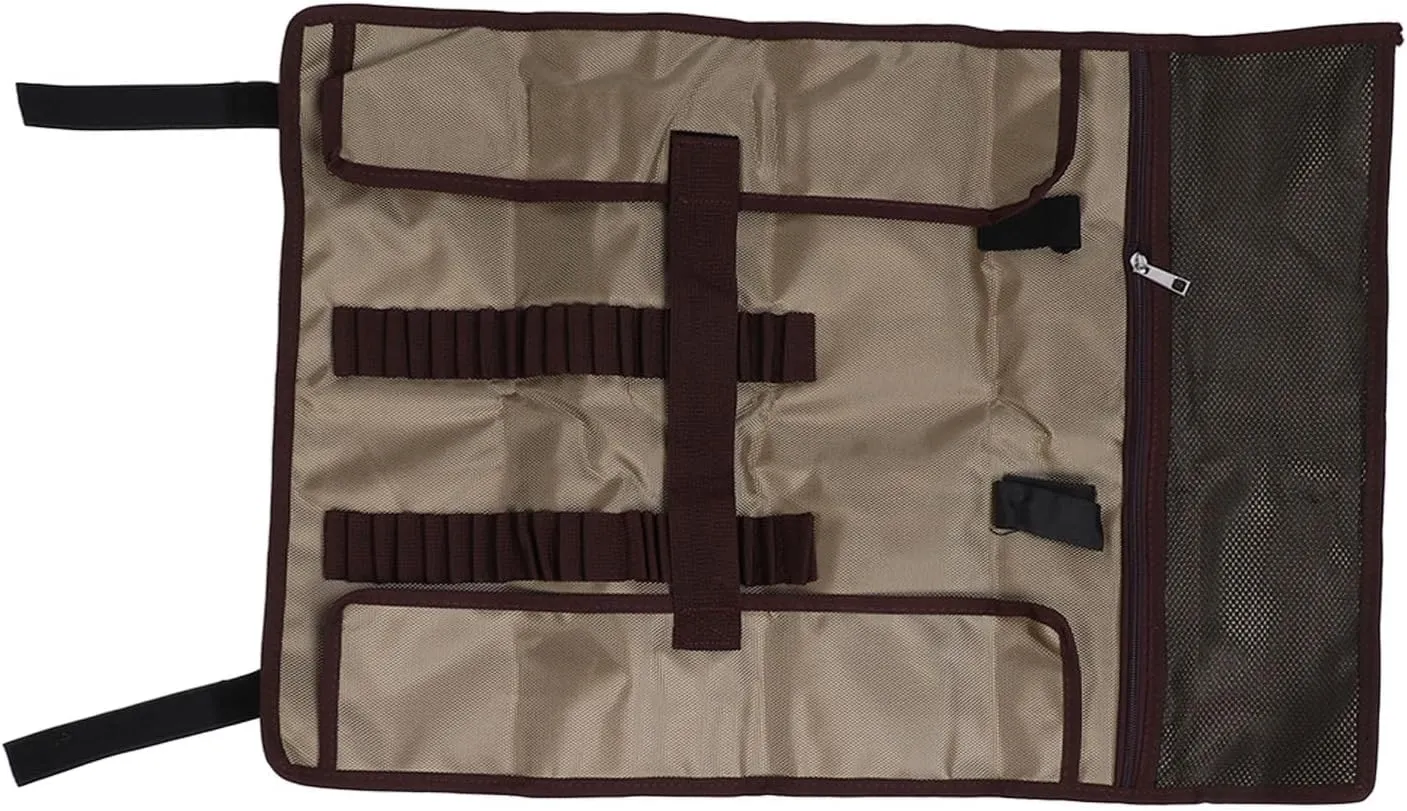 Tent Stake Bag, Oxford Cloth Tent Stake Storage Bag, Simple Handheld Khaki Tent Nail Hammer Peg Bag for Hiking Backpacking Beach Travel