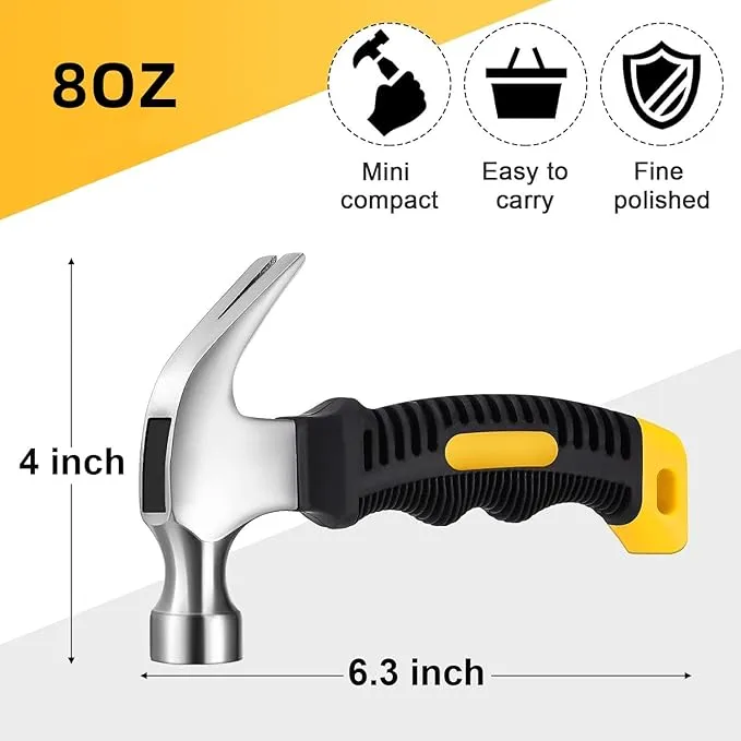 Tent Stakes Heavy Duty,Metal Tent Stakes,Aluminum Tent Pegs with Refective Tent Cords,Camping Accessories with Hammer,Yard Stakes,Groud Stakes,Stakes for Inflatables&Camping&Ground-15 Pack