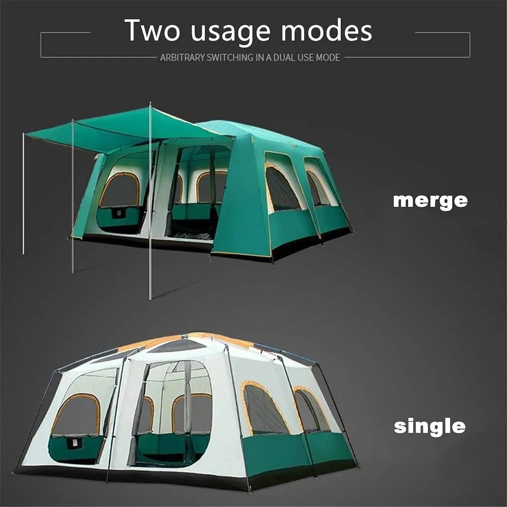 Tents Automatic Pop-Up Tents for 3 to 4 Person Instant Camping Tent, Protection Thermal Insulation Tent Waterproof Tent