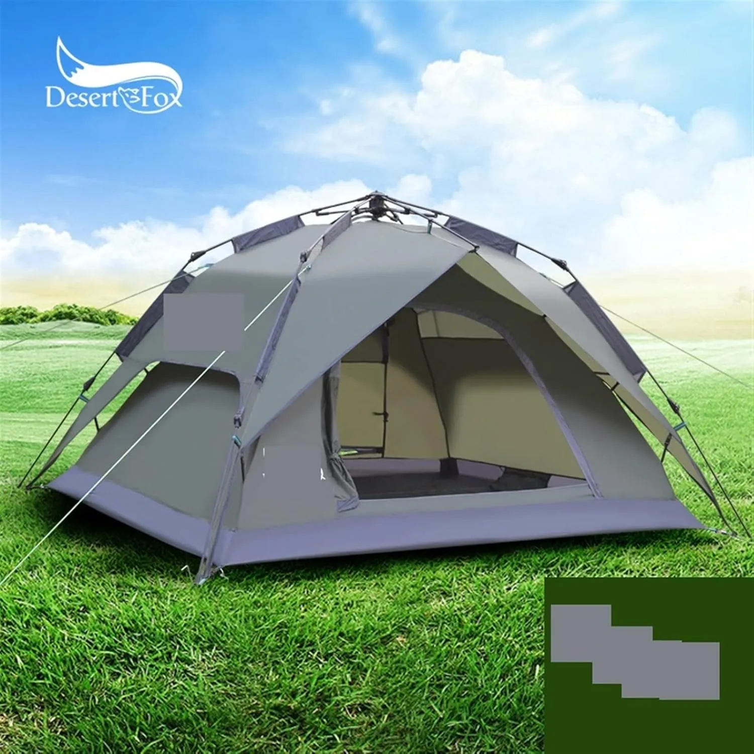Tents Automatic Tent Camping Tent,Easy Instant Setup Protable Backpacking for Sun Shelter,Travelling,Hiking, 2 Way Use Green