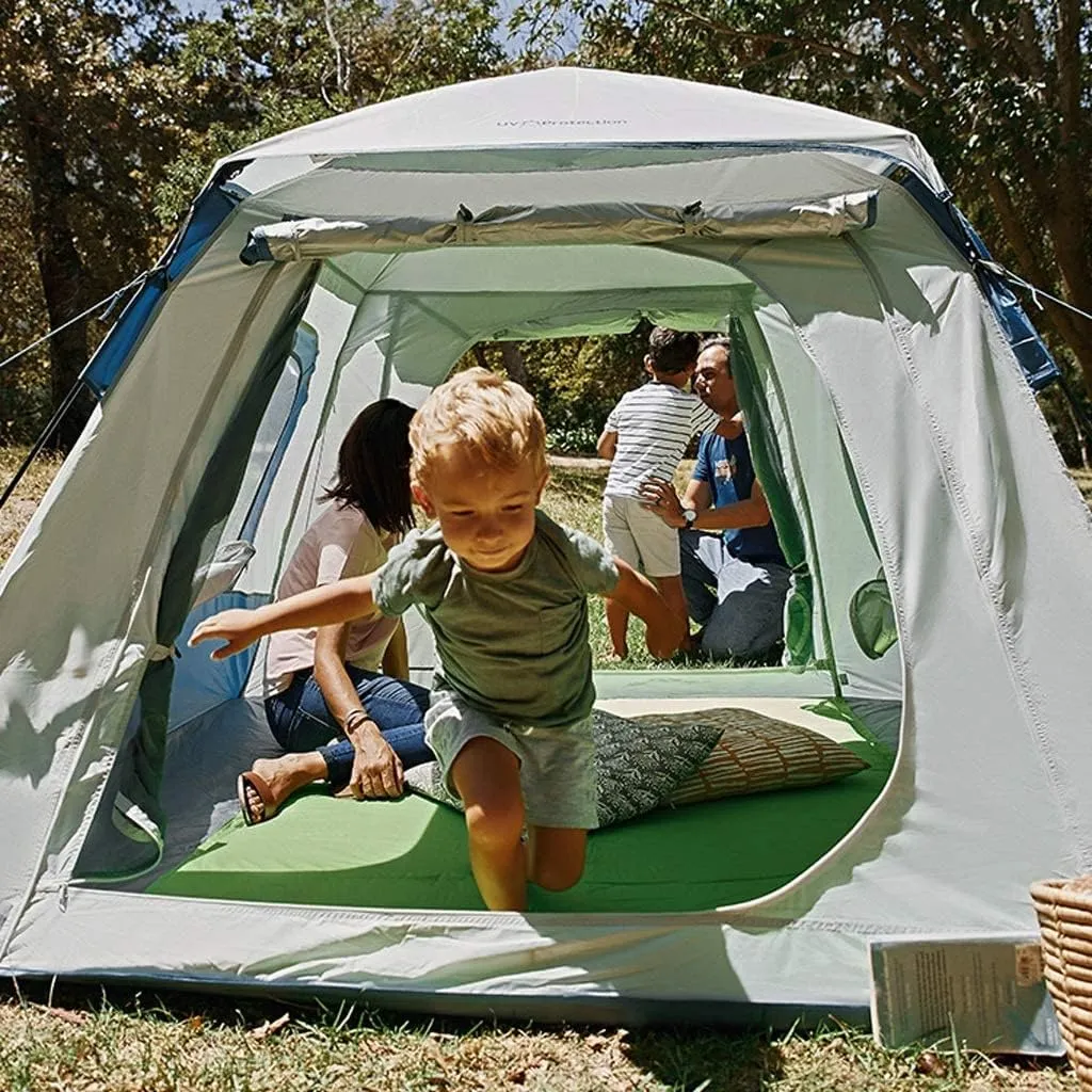 Tents for Camping Beach Tents Camping Tent 3-4 Person with Big Mesh Windows Waterproof UPF 50  for Family Hiking Travel Outdoor Tent Family Tents for Camping Hiking Traveling