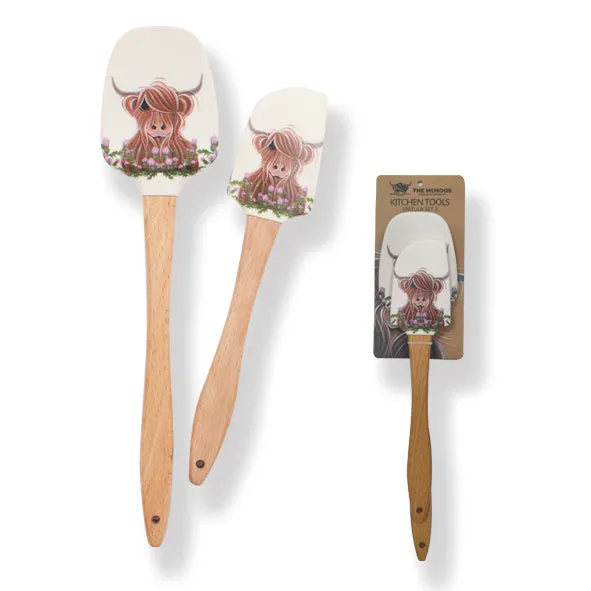The McMoos Miss Thistle Spatula Set of 2 (SP01MISS)