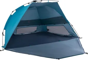 ThreeBears Pop Up Beach Tent Sun Shade Shelter for 3-4 Person, UPF 50＋ UV Protection, Lightweight & Easy Setup Beach Shade Canopy, Portable Beach Shade Tent Beach Cabana (Blue)