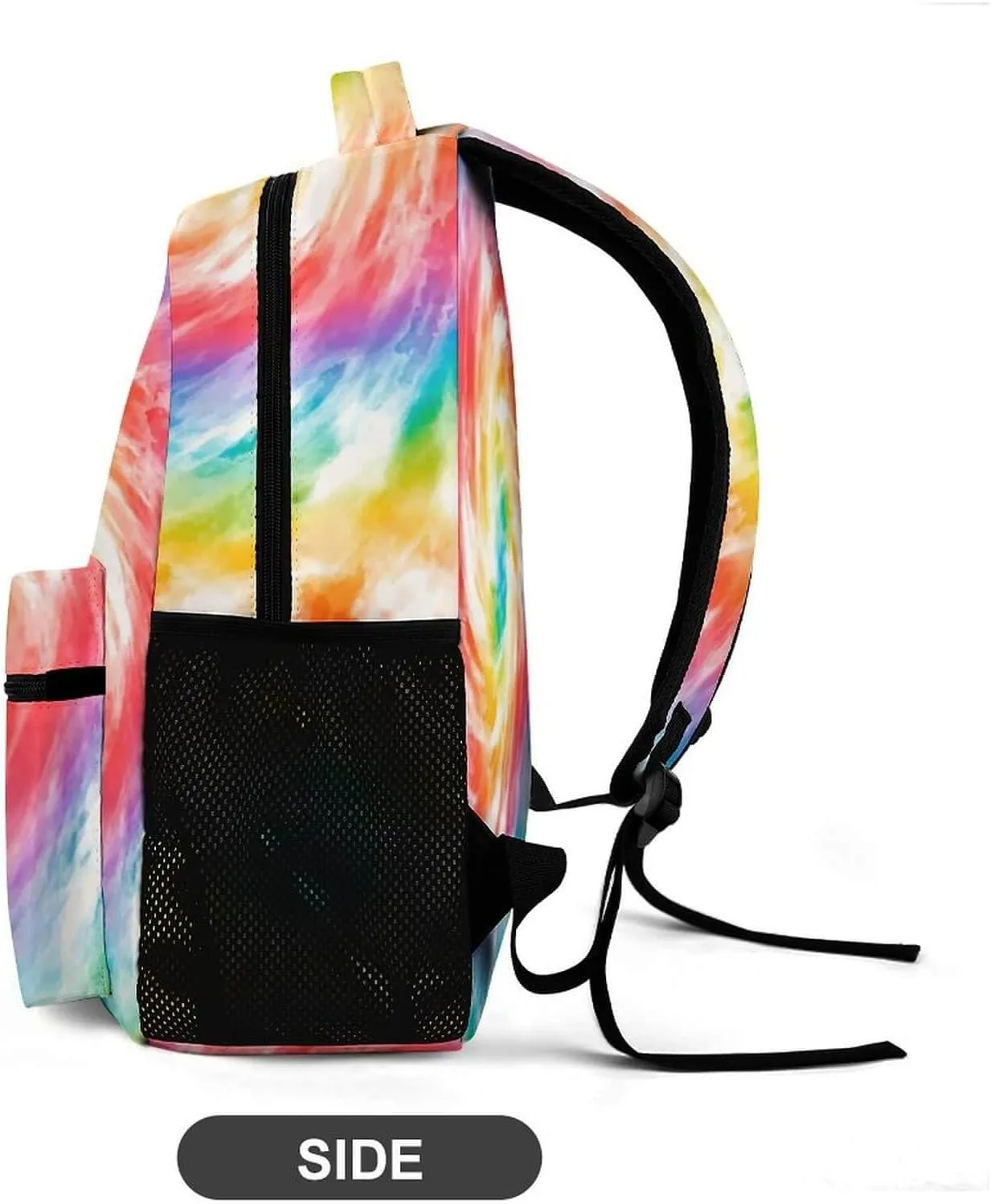 Tie Dye School Backpack for Kids Girls Boys, 16 Inch Cute Tie Dye Themed Bookbag, Personality School Backpack for Students Children, Lightweight, Large Capacity