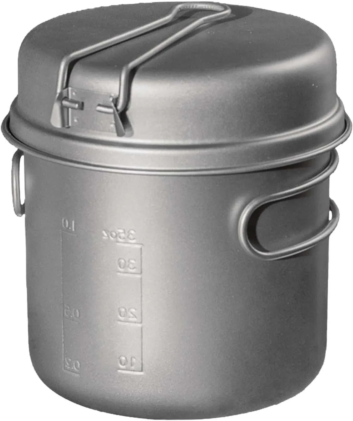 Titanium 1400ml Pot Camping Cookware Set Versatile Nonstick Camp Backpacking Hiking BBQ Outdoor Cooking Gear Cooking Utensils
