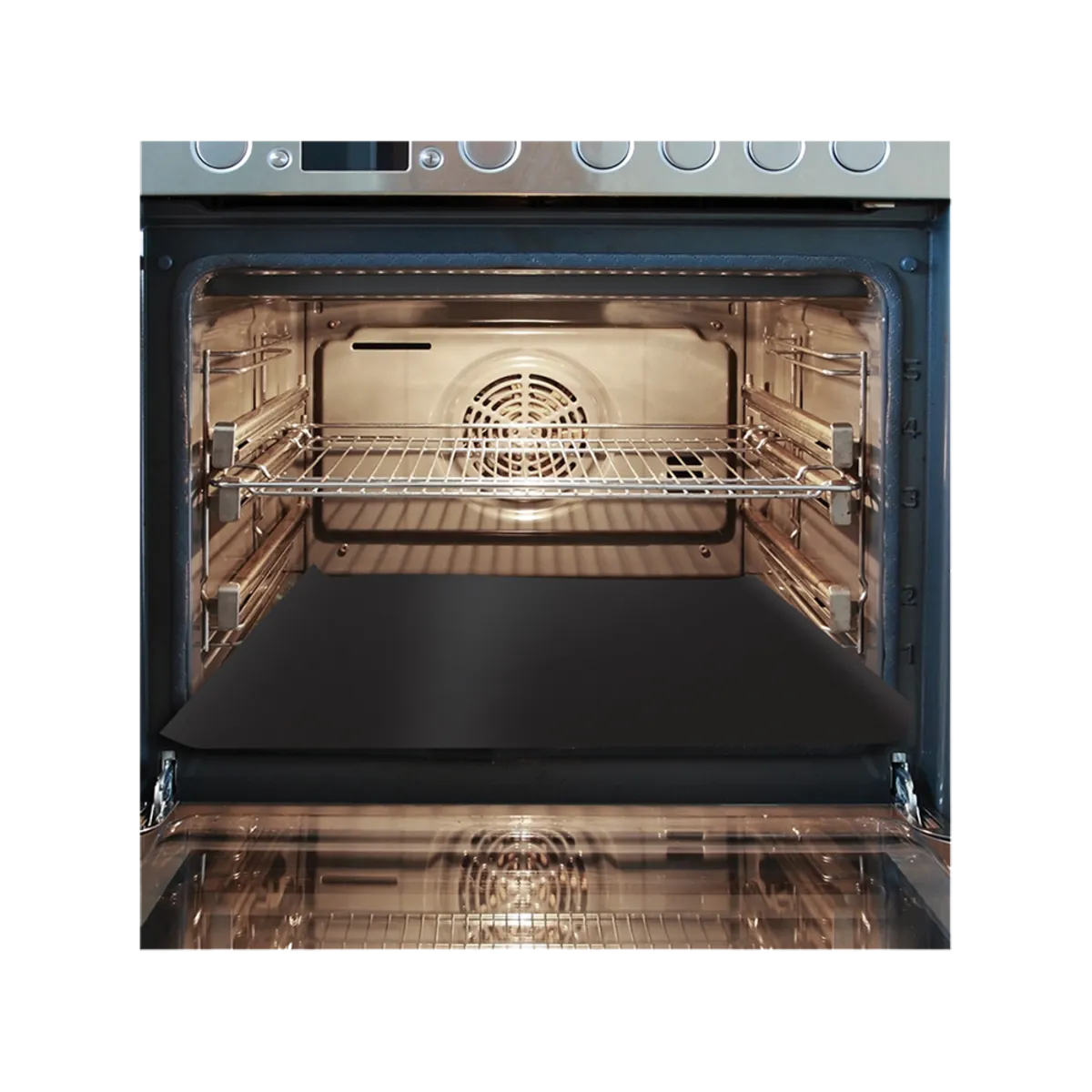 TOASTABAG - NON-STICK REUSABLE OVEN LINER 40 X 50CM 330G - BLACK