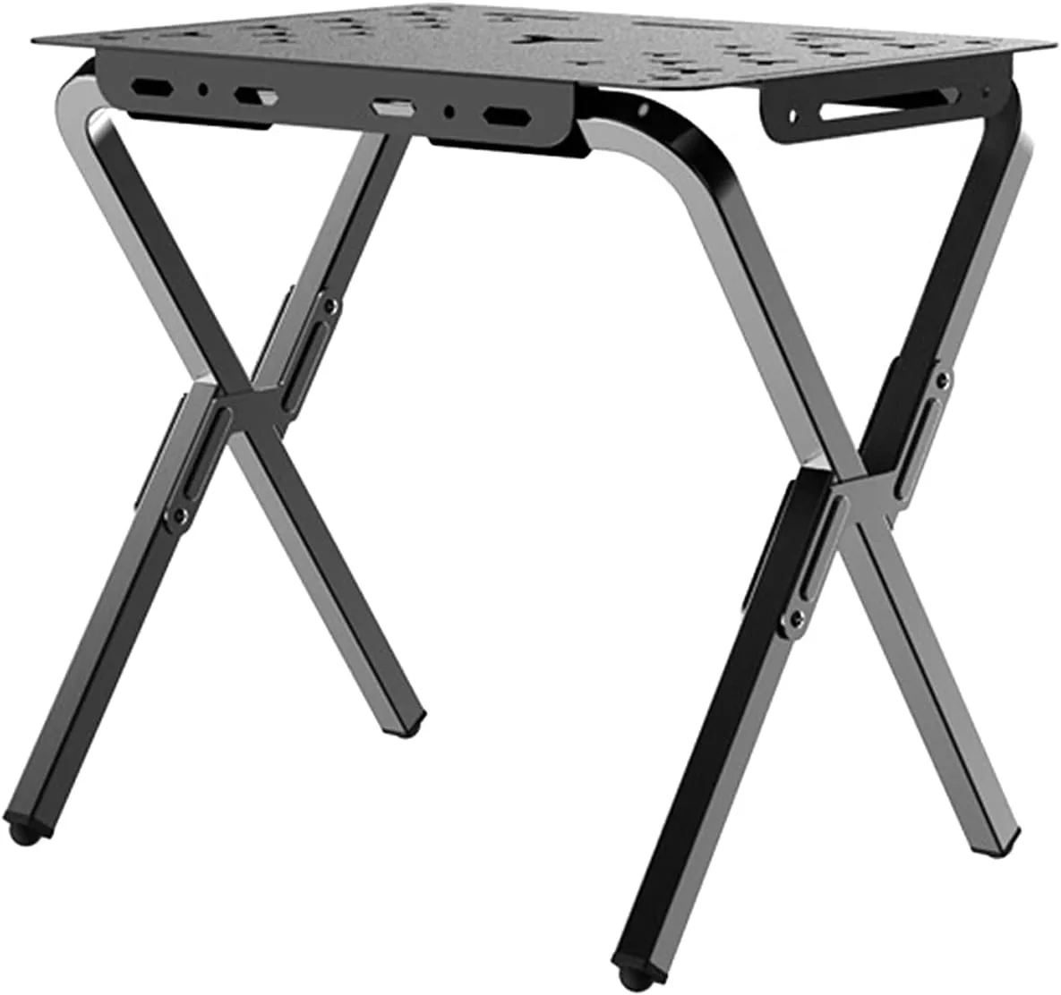 Topyond Camping Table Folding Portable Camp Side Table, Aluminum Alloy Lightweight Folding Table Outdoor Hiking Picnics BBQ Cooking Dining Kitchen(LMZ-01)