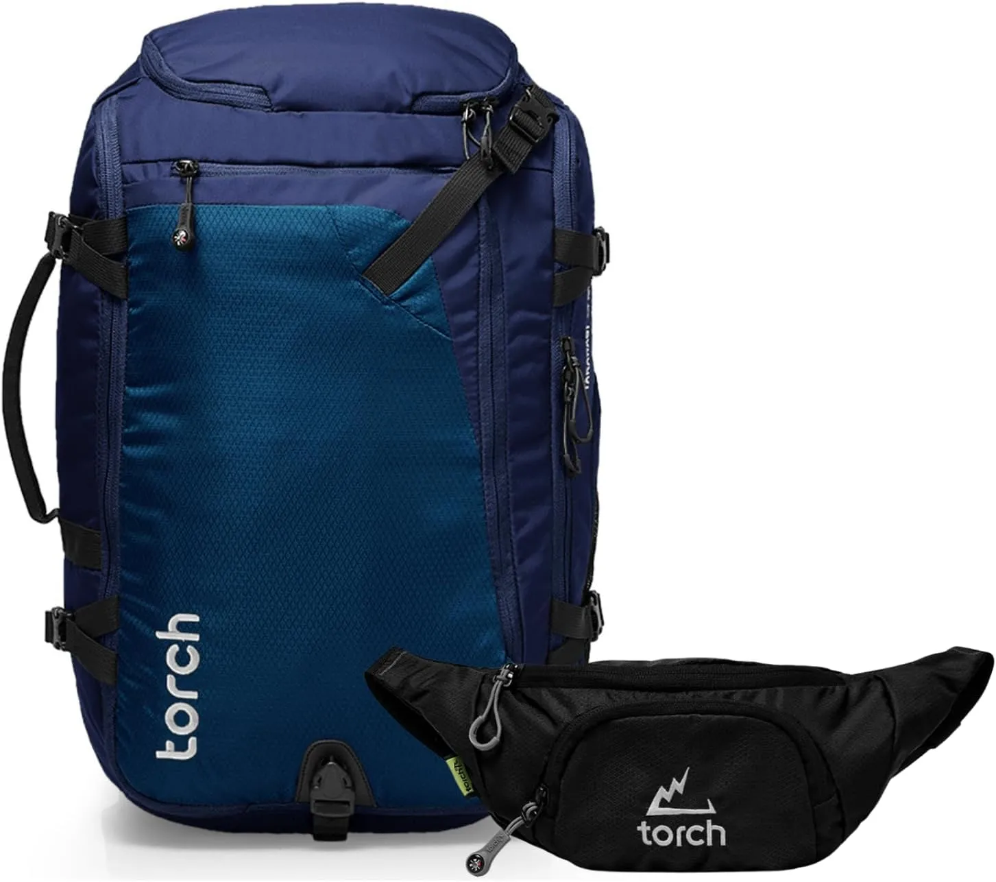 torch Travel Backpack 40L Travel Esssentials Bundle (Takahagi & Vallejo)