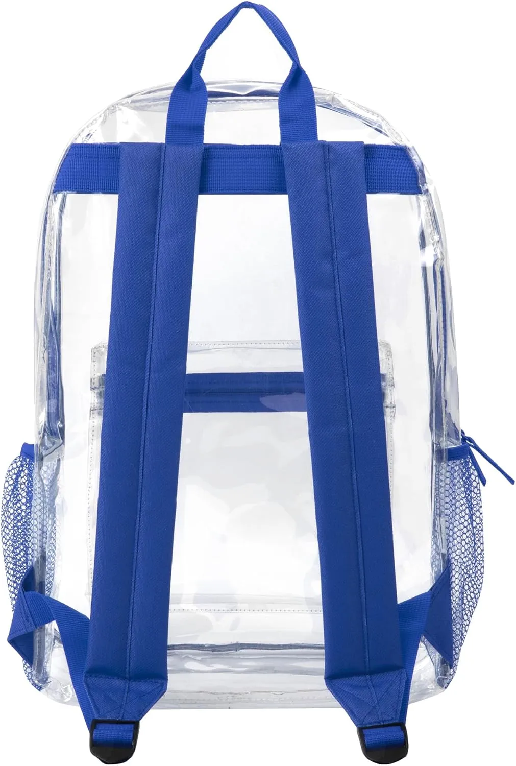 Trail maker Clear Backpack Heavy Duty with Padded Straps, Side Pockets for Kids, Boys, Girls, School, Stadium Approved Events