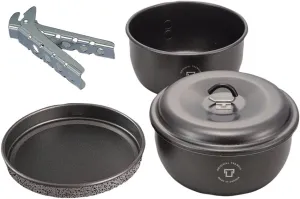 TRANGIA Tundra 3 Mini Non Stick Camping Cook Pot Set