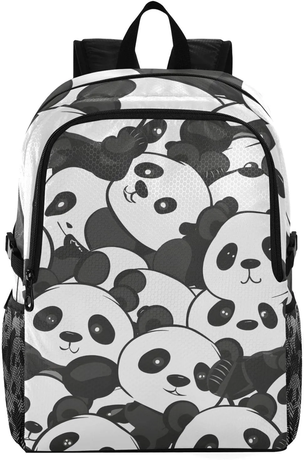 Travel Hiking Daypack Foldable Packable Backpack Cute Little Panda Waterproof Lightweight Casual Rucksuck for Men Women