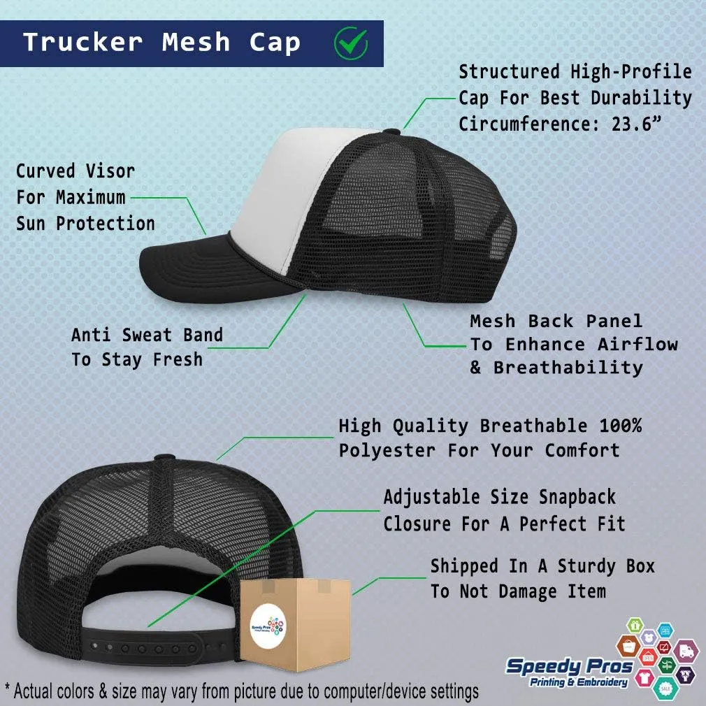 Trucker Hat Trailer Trash Living in Mobile Homes Van Trees Trash Polyester