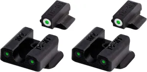 TruGlo Tritium Compact Pro Glow in The Dark Day and Night Handgun Sight with Focus Lock Ring for Smith & Wesson Bodyguard .380 Pistols (2 Pack)