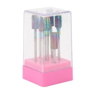 Tungsten Carbide Nail Drill Bit Set 7 Piece Manicure Pedicure Tool Ideal for Acrylic Gel Nail Remover EFile Nail Tip Bits
