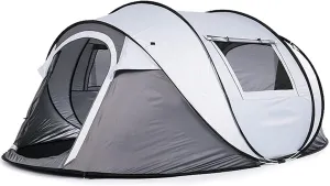 Tunnel Tents Automatic Instant Pop-Up Tents, Windproof and Lightweight Outdoor Travel Camping Tent 4-5 Persons