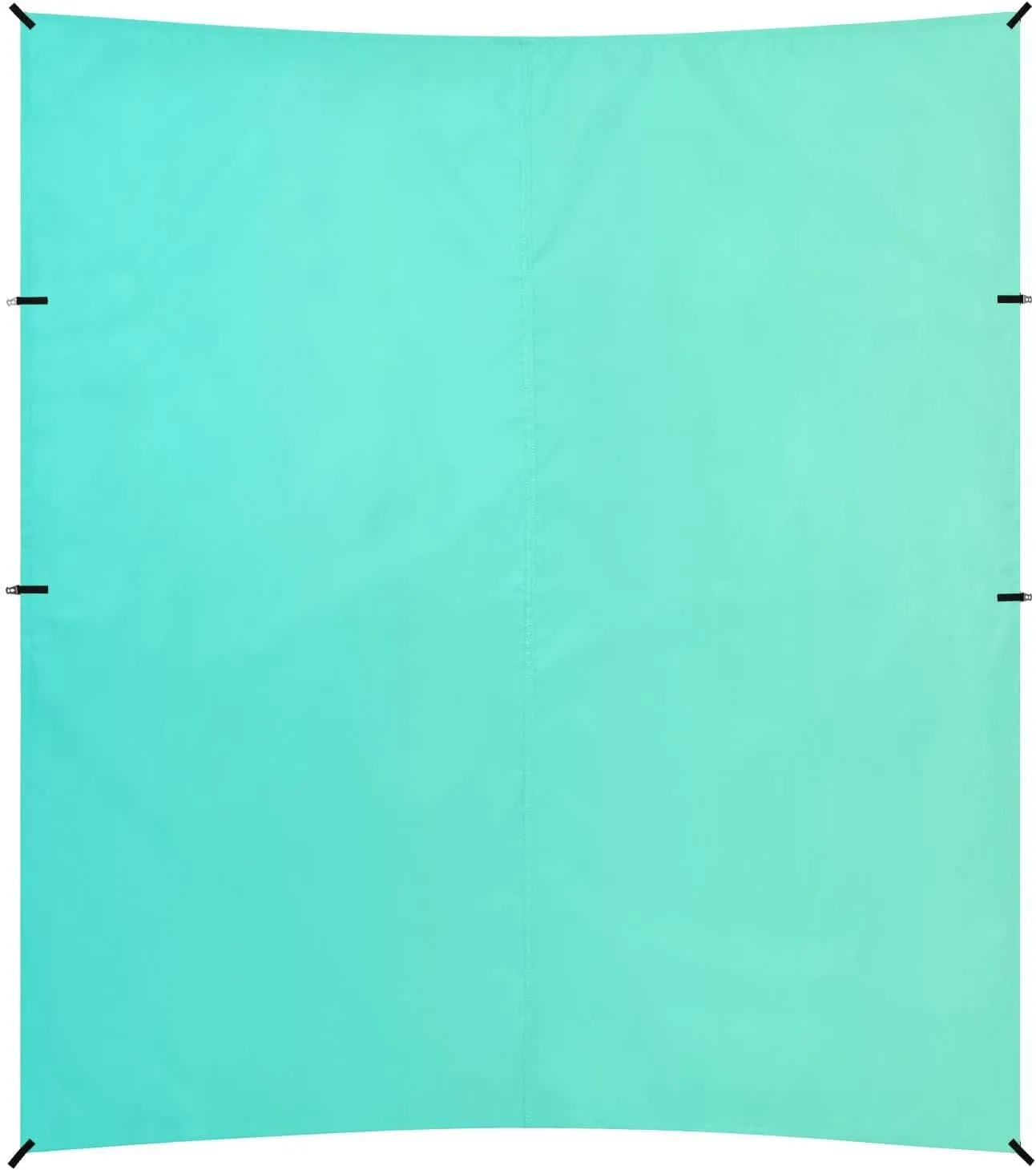 Turquoise Gradient Stable Beach Tent UPF50  Waterproof Large Sun Shelter with Sturdy Poles, Sandbags and Shovel for Family Travel