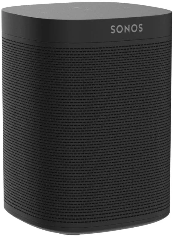 Two Room Set Sonos One SL - The Powerful Microphone-Free Speaker for Music and More - Black (Renewed)