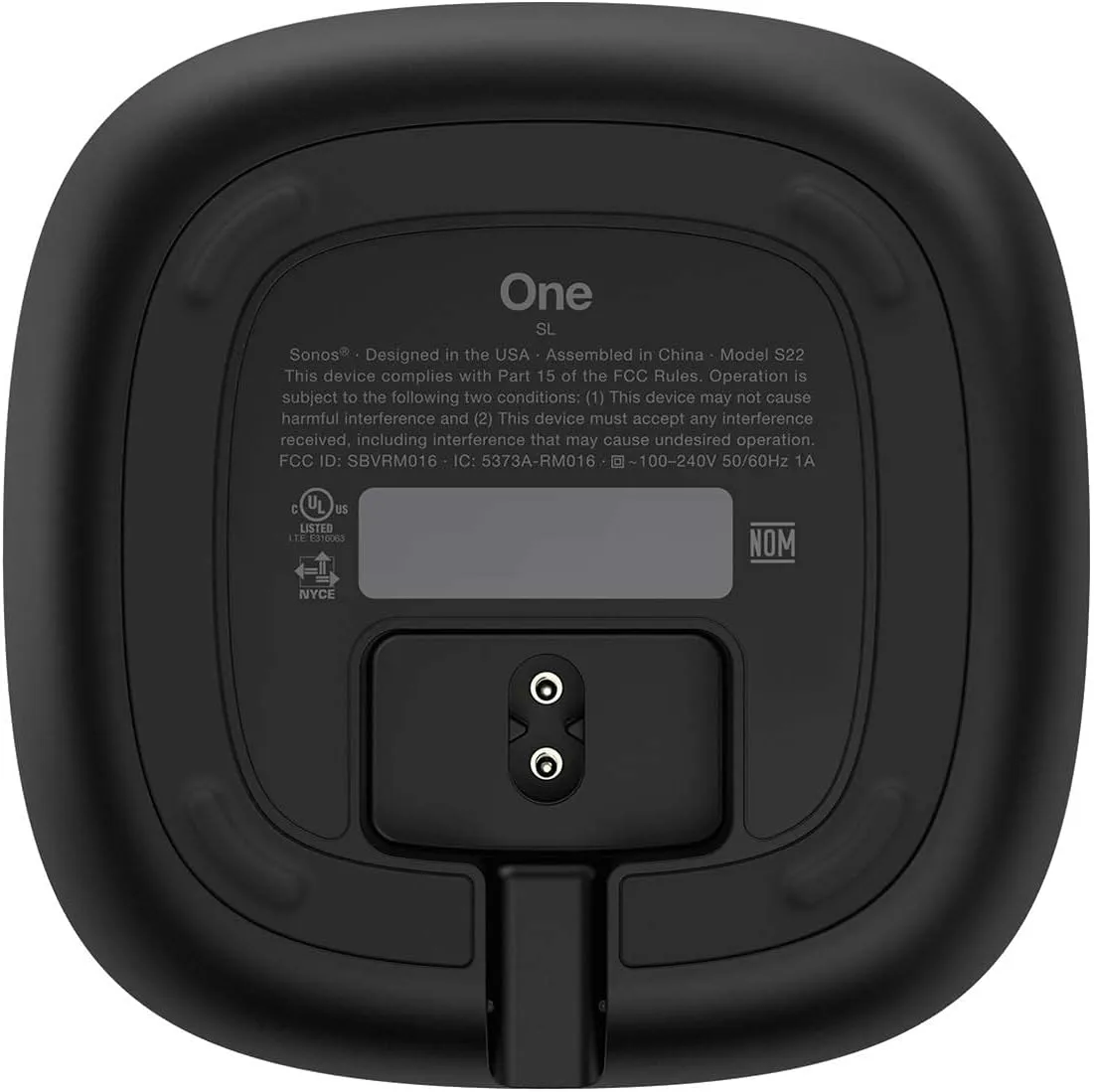 Two Room Set Sonos One SL - The Powerful Microphone-Free Speaker for Music and More - Black (Renewed)