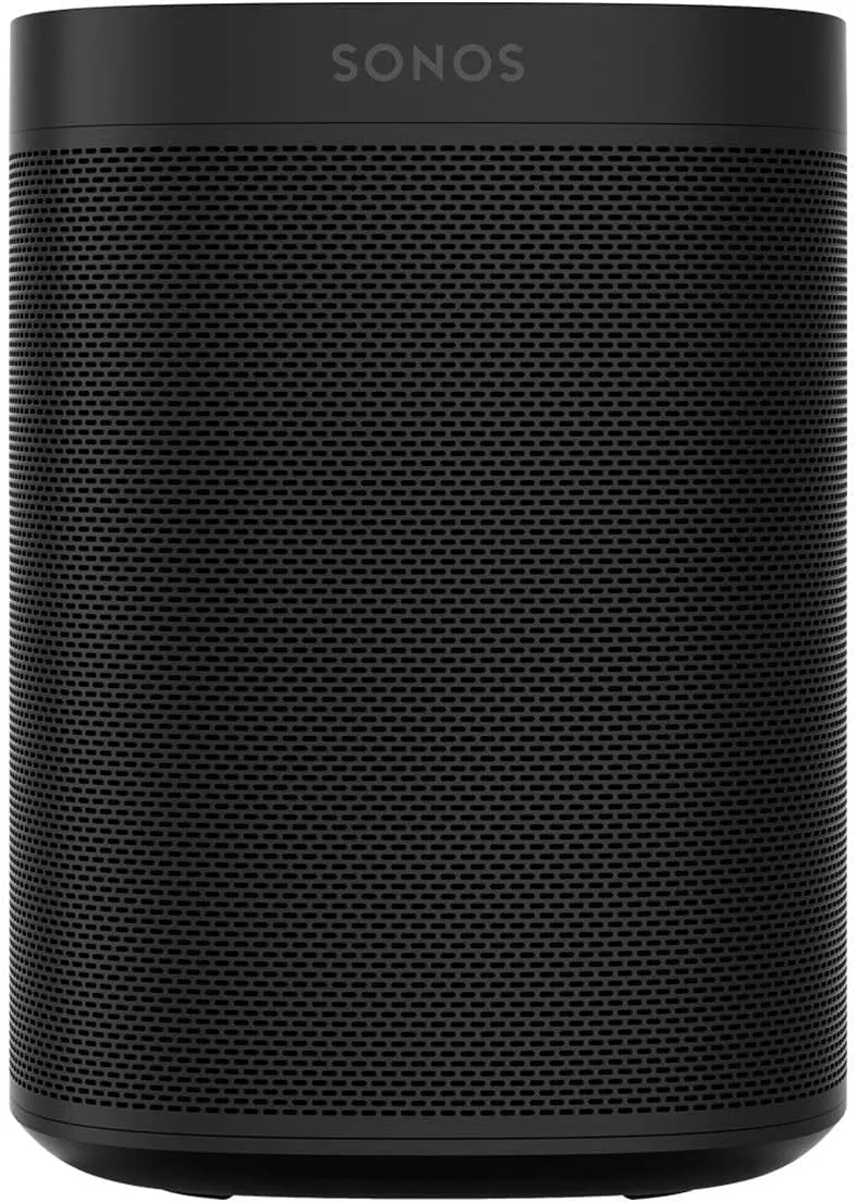 Two Room Set Sonos One SL - The Powerful Microphone-Free Speaker for Music and More - Black (Renewed)
