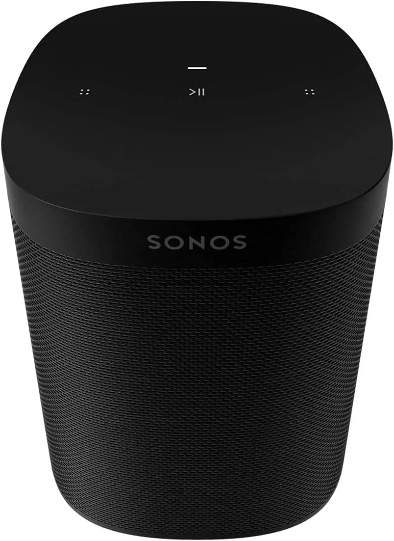 Two Room Set Sonos One SL - The Powerful Microphone-Free Speaker for Music and More - Black (Renewed)