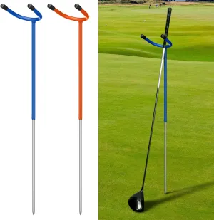 U Shaped Golf Holder Keeps Your Clubs Clean Dry and Visible Soft Rubber Covered Metal Protects Your Clubs Bag Easy to Carry