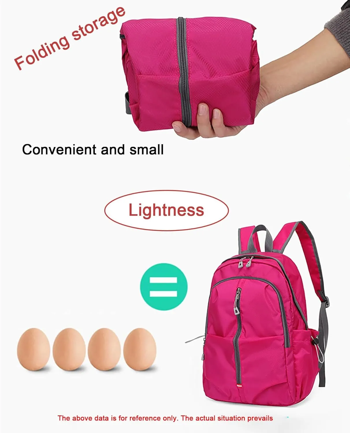 Ultra Lightweight Backpack Waterproofing Hiking Daypack Foldable Travel Bag Camping Outdoor for Women Men