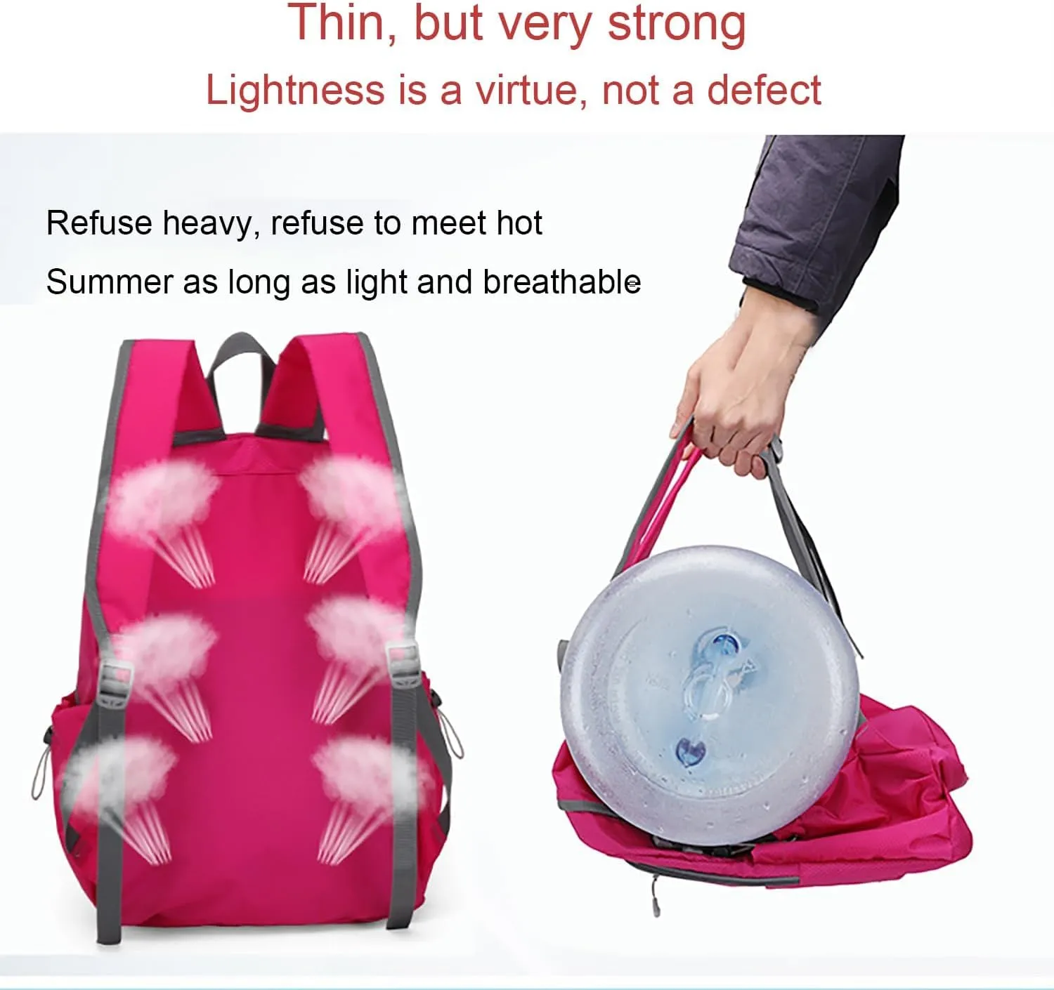 Ultra Lightweight Backpack Waterproofing Hiking Daypack Foldable Travel Bag Camping Outdoor for Women Men