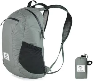 Ultralight Waterproof Backpack – Ideal for Outdoor Adventures & Travel Gray, 18.89 x 10.23 x 7.48 in