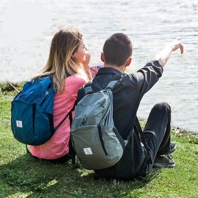 Ultralight Waterproof Backpack – Ideal for Outdoor Adventures & Travel Gray, 18.89 x 10.23 x 7.48 in