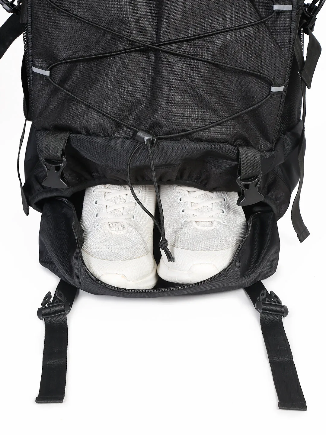 Unisex Black Waterproof Rucksack