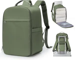 United Airlines Personal Item Bag, Underseat Carry on Backpack, Waterproof Cabin Luggage Bag, Travel Essentials, Green