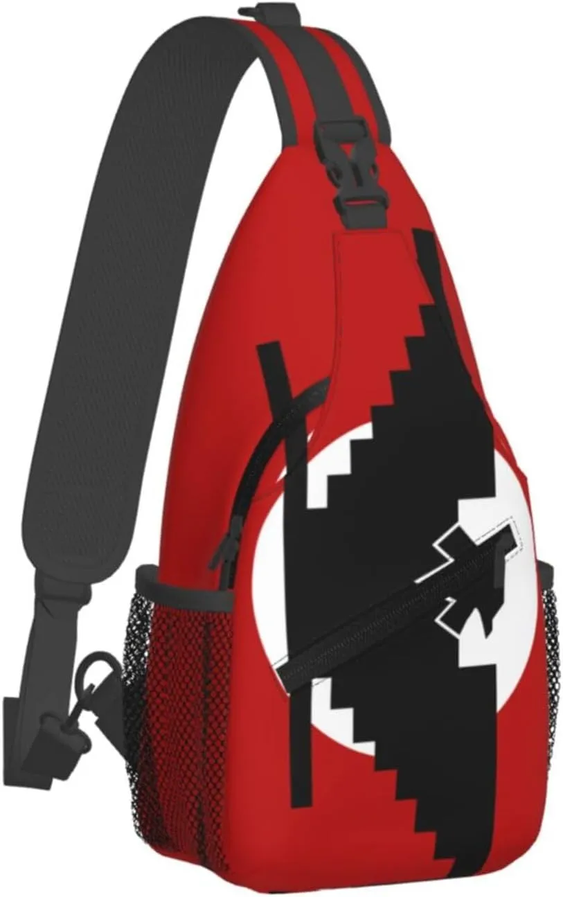 United Farm Workers Huelga Bird Crossbody Backpack Dachshunds Dog Chest Bag Lightweight One Strap Backpack Multipurpose Travel Hiking For Men Women