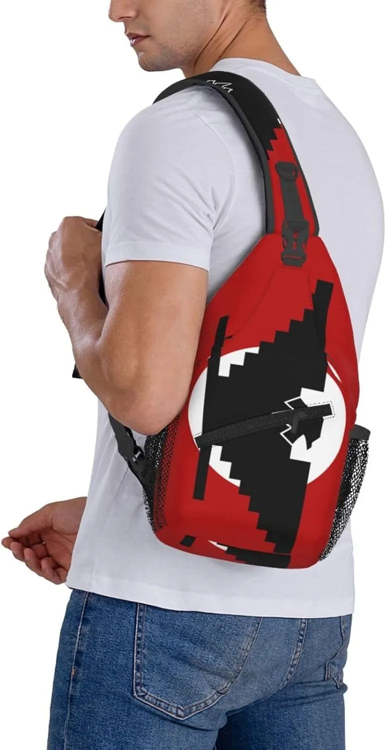 United Farm Workers Huelga Bird Crossbody Backpack Dachshunds Dog Chest Bag Lightweight One Strap Backpack Multipurpose Travel Hiking For Men Women