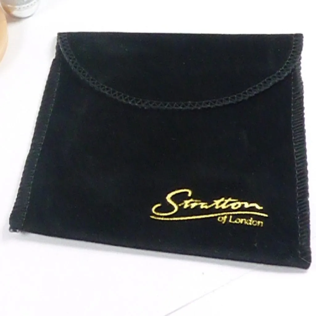 Unused Silver Plated Refillable Compact Mirror And Atomiser Set