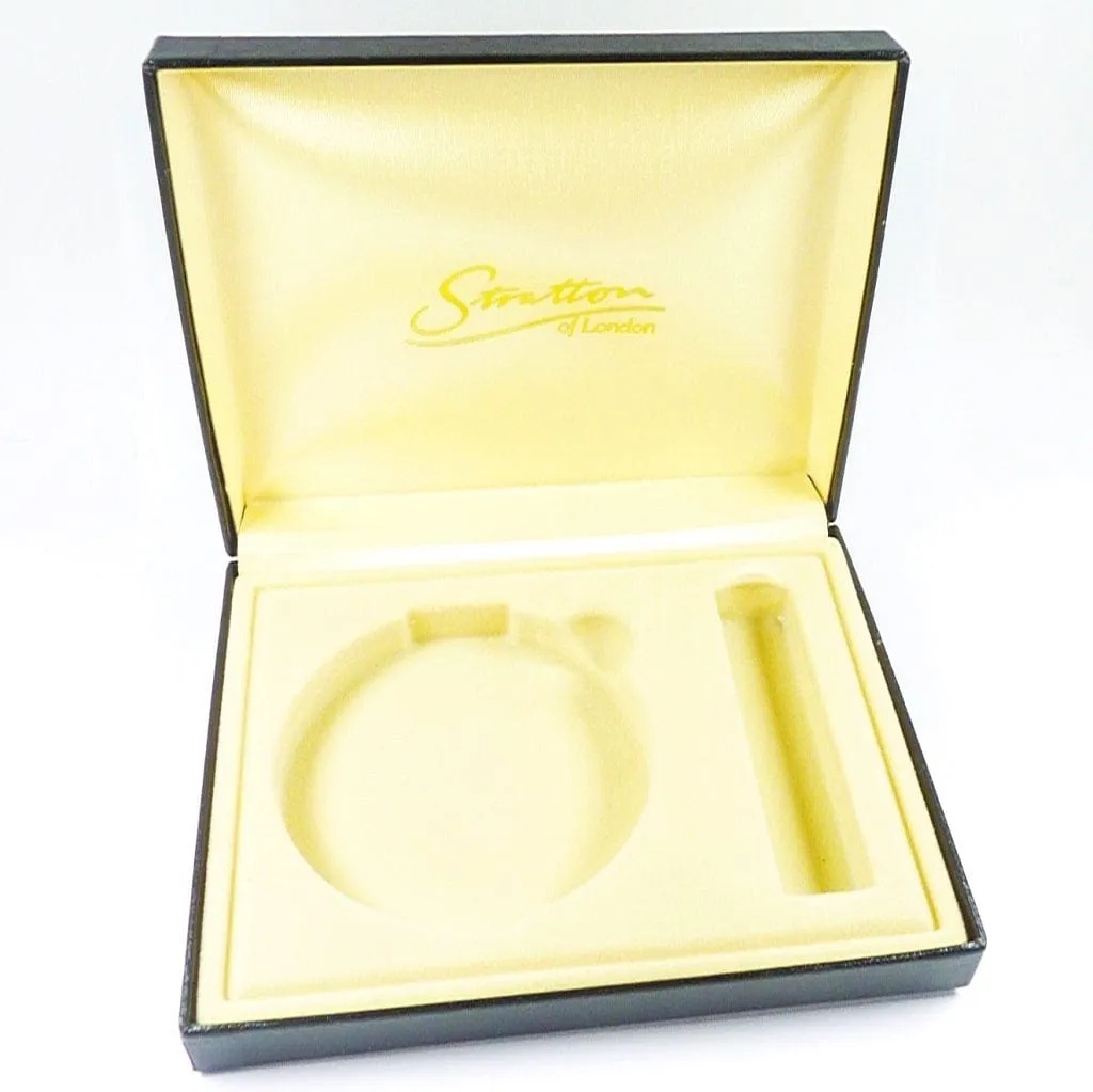 Unused Silver Plated Refillable Compact Mirror And Atomiser Set
