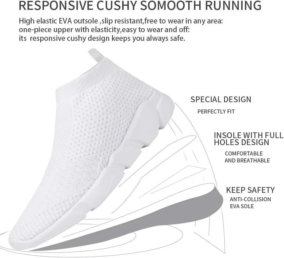 VAMJAM Men's Socks Sneakers Slip On Lightweight Breathable Comfortable Fashion Walking Shoes…
