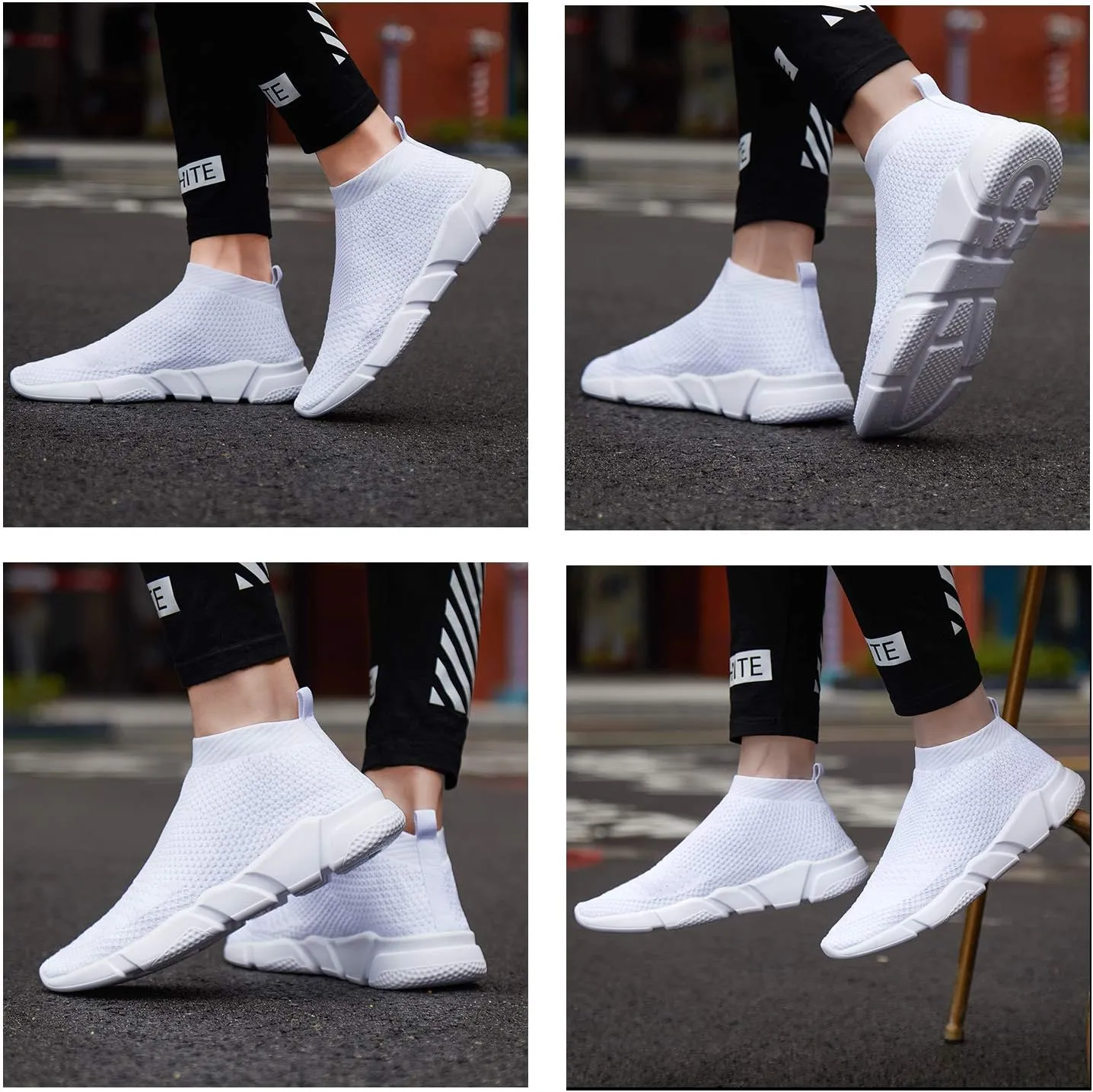 VAMJAM Men's Socks Sneakers Slip On Lightweight Breathable Comfortable Fashion Walking Shoes…