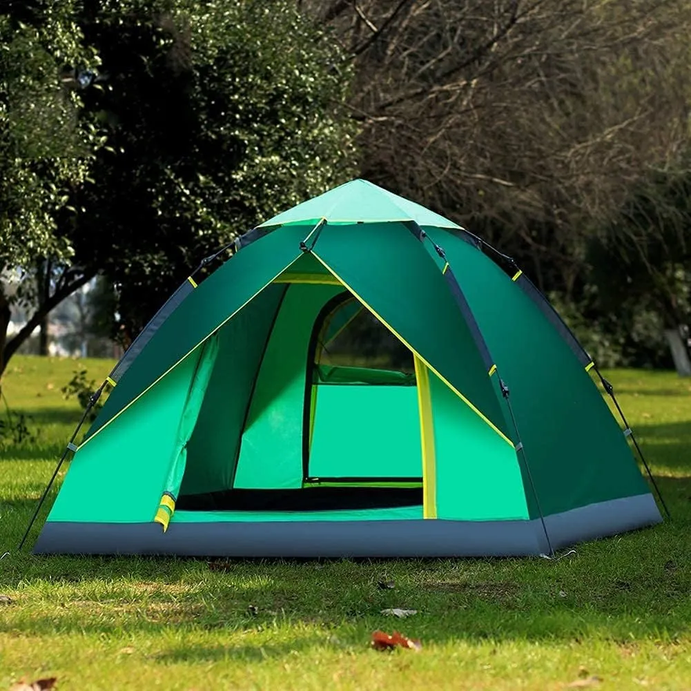 VejiA Tent Outdoor Camping Portable Waterproof Breathable Multifunction Automatic Family Tents 3-4 Person