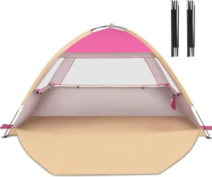 Venustas Beach Tent Sun Shelter for 3/4 Person with Aluminum Rod Tent Pole Replacement Accessories