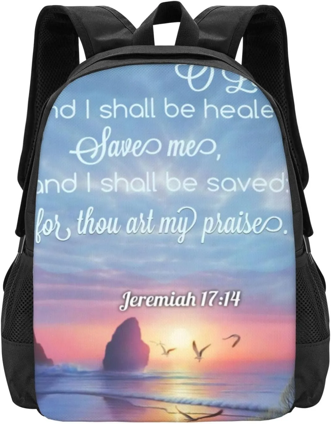 Verses Praise Quotes Prayer Prayers Biblical Shall Word Favorite Lightweight Packable Backpack Travel Casual Hiking Daypack Foldable Backpack For Men Women
