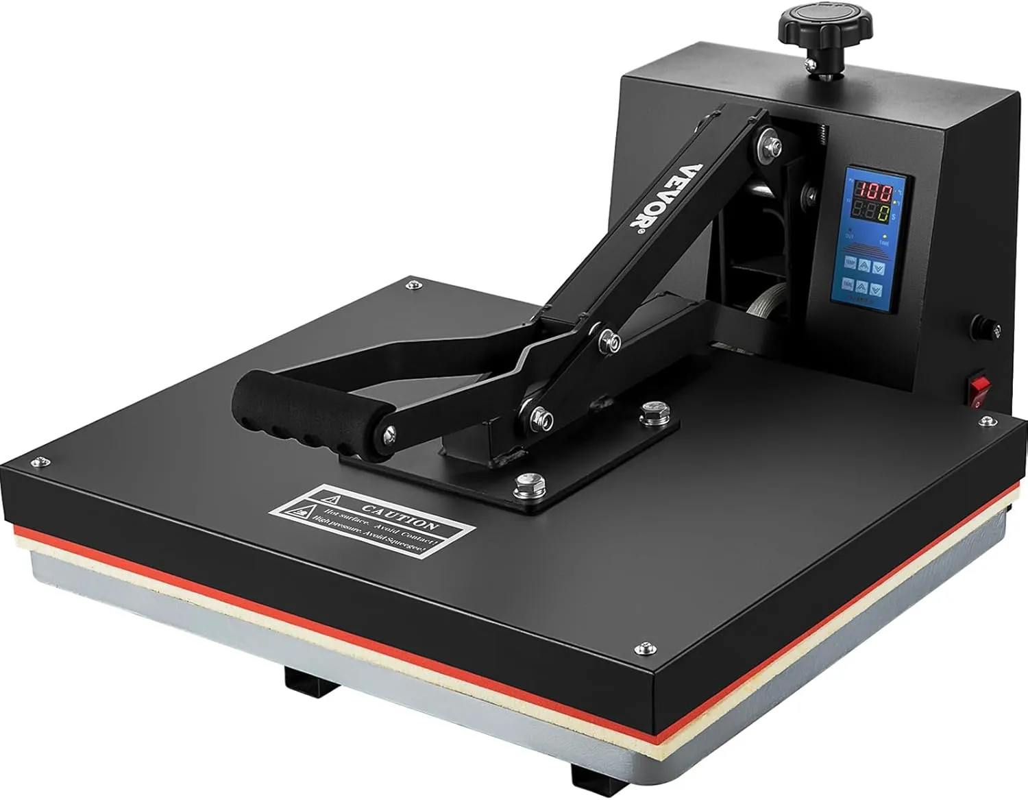 VEVOR 16x20 Heat Press, 1700W High Pressure Clamshell Heat Press Machine for T Shirts, Large Professional Digital Control Heat Transfer Machine for Sublimation, Vinyl, Heat Transfer Projects