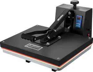 VEVOR 16x20 Heat Press, 1700W High Pressure Clamshell Heat Press Machine for T Shirts, Large Professional Digital Control Heat Transfer Machine for Sublimation, Vinyl, Heat Transfer Projects